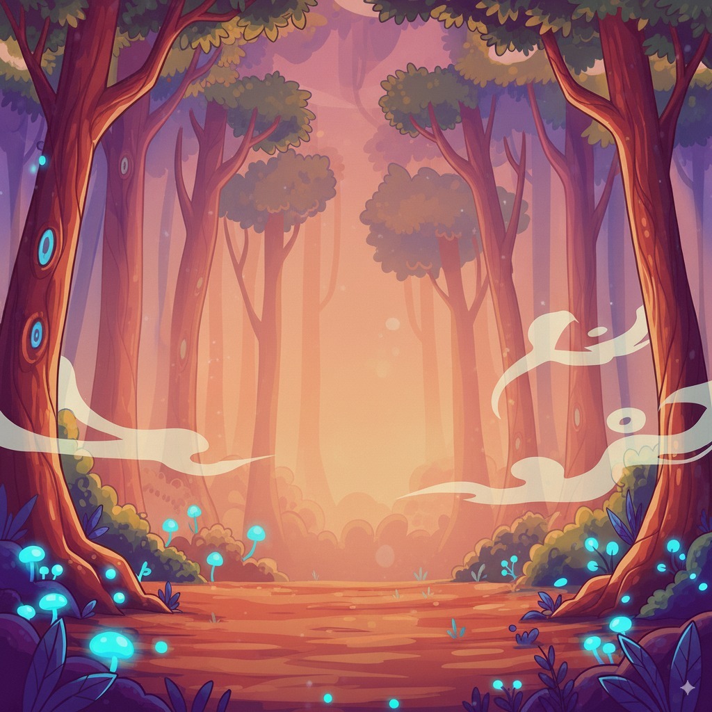 Mystical Forest Background